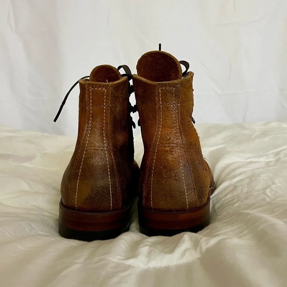 Wolverine 1000 mile leather gold/ brown women's boot Size 6